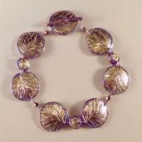 Fine Silver Gold Bracelet